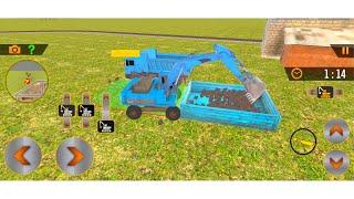 JCB Excavator Railway Construction Simulator #4 - Android Car Gameplay HD