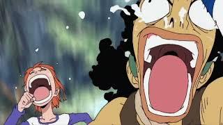 nami and usopp escapes from broggy