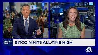 Bitcoin hits fresh all-time-high as Wall Street launches new ways to bet on bitcoin