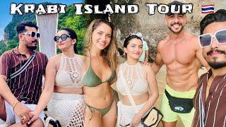 KRABI 4 ISLAND TOUR|CHICKEN ISLAND|PODA ISLAND|PHRA NANG CAVE BEACH| HONG ISLAND|THAILAND