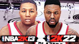 ЗАБРАСЫВАЮ С ЛОГО ЛИЛЛАРДОМ В КАЖДОЙ 2К! ● Logo LILLARD In EVERY 2K GAME (NBA 2K13 - NBA 2K22)