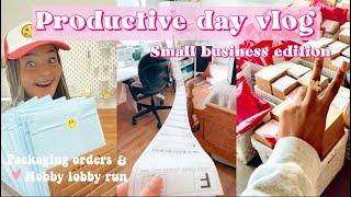 Productive day vlog small business edition :)