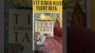 Trivia: How many 'Tiny Universal Waite' tarot cards can fit on 1 'Giant Rider-Waite' tarot card?