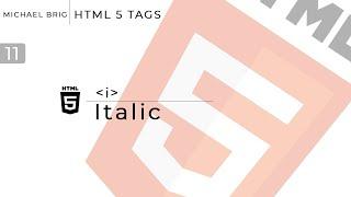 HTML Tags - Italic