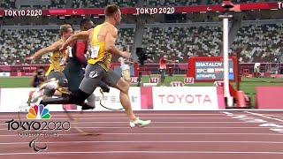 Top 4 finishers separated by just .03 in T64 100m; historic tie for bronze | Tokyo 2020 Paralympics