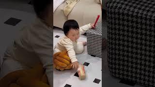 疯狂的阿可之爆开冰雪冰城版 #萌娃搞笑日常 #内容启发分享计划 #baby