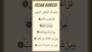 Felak Suresi