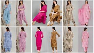 New fancy designs of cotton kurti for girls // cotton kurti design 2023 