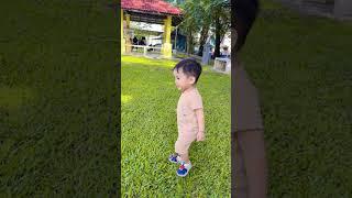 Main taman Part 2 #cute #cutebabbyboy #bayivlog #cutebaby #littlefamily #funny #love #babyboy