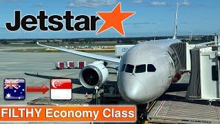 FILTHY Economy Class On JETSTAR’S OLDEST B787: Melbourne to Singapore