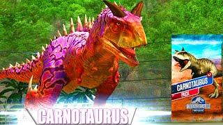 KAPROSUCHUS REWARD UNLOCKED CARNOTAURUS LEVEL 40 | JURASSIC WORLD THE GAME