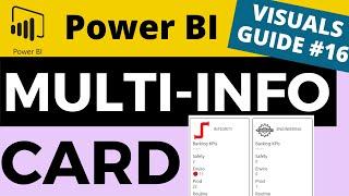 Power BI Visual Guide #16 - The Multi-Info Card (With Better Conditional Formatting Option)