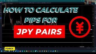 How to Calculate pips for JPY pairs -  Forex Trading