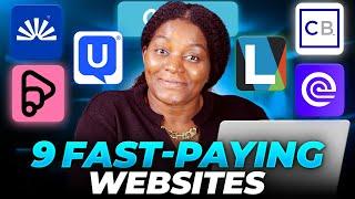 9 Websites That Will Pay You EVERY DAY Within 24 Hours (Easy Work At Home Jobs)