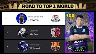 EFOOTBALL 2025 | LOVE_SHIBAINU (JEANSUI) : ROAD TO TOP 1 IN THE WORLD | EFOOTBALL LEAGUE PHASE 3