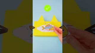  WHAT DO CATS EAT? Fun DIY GAME for KIDS to Learn & Play ️ #shorts #kidsvideo