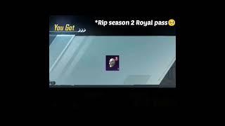 Rip season 2 Royal pass  || pubg PANTHER || #pubgpanther #shorts #bgmi #mrcybersquad