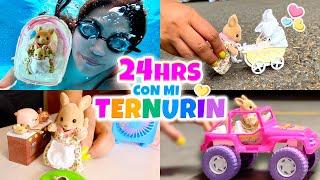 24 Horas Cuidando a Un Ternurín y a Su Bebé   Lo llevé al Parque, Piscina, Starbucks y Un Picnic️