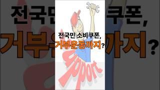 “50만원 주겠다”…전국민 소비쿠폰, 왜 거부운동까지? #소비쿠폰 #13조추경 #전국민지원금 #포퓰리즘논란 #국가부채 #세금정책 #정부정책 #경제쇼츠 #쿠폰거부운동