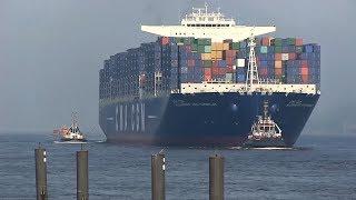 CMA CGM Alexander Von Humboldt / ex-Largest Container Ship / Port of Hamburg 2013, 28th May