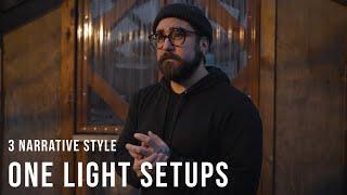 3 Simple One Light Setups For Narrative Filmmaking