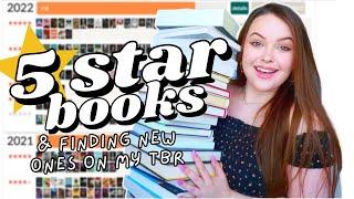 using my 5 star reads to find new favorite books ⭐ 5 STAR AUDIT