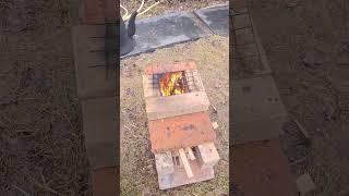 Самоделка приспособление Печь на дровах своими руками #diy #полезныесоветы #хитрости