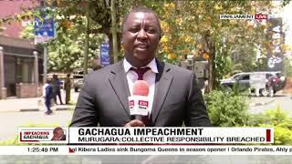 Gachagua impeachment: Gachagua to appear before parliament