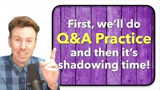 Q&A and Shadowing: English Speaking