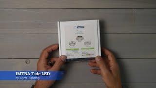 IMTRA Tide Small Recessed LED Downlight by Apex Lighting
