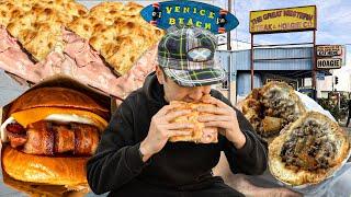 VENICE BEACH FOOD TOUR// CHEESESTEAK, ALL' ANTICO VINAIO, EGGSLUT, SOFT SERVE, CHURROS