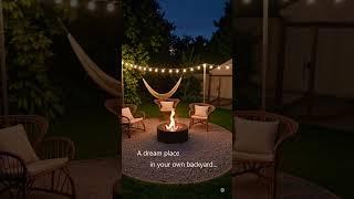 Inspiration for the Perfect Relaxing Corner | Ambient Lighting & Backyard Campfire