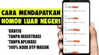 Cara mendapatkan nomor luar negeri secara gratis . Kode OTP 100% Masuk