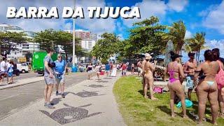  Barra Da Tijuca Rio De Janeiro | Brazil Beach Walk Tour 4K | Luxury