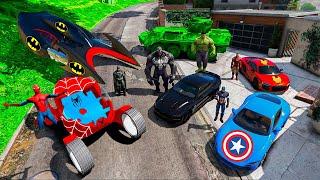 COLECIONANDO CARROS DE SUPER-HERÓIS NO GTA 5!