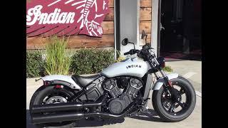 2024 Indian Scout Bobber Sixty in Ghost White Metallic