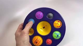 Space bubble popper fidget solar system