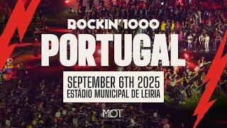 Rockin'1000 Portugal 2025 | Sept. 6th, Estádio Municipal de Leiria ️