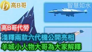 高B哥代勞 淺釋兩款六代機公開亮相 羊城小人物大哥為大家解釋［智慧如水 – 高B哥 GBG］ 20241229