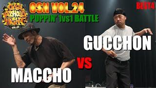 "MACCHO vs GUCCHON" OLD SCHOOL NIGHT VOL.24_2023_POPPING 1VS1 BATTLE SEMIFINAL