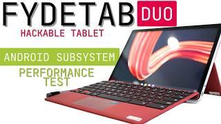 Fydetab Duo HACKABLE TABLET - ANDROID subsystem performance in Fyde OS