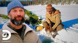 ¡Pesca sobre hielo! | Desafío x 2 | Discovery en Español