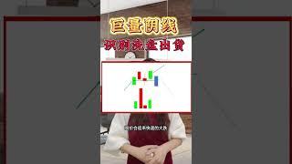 股票|股票知识|技术分析|巨量阴线识别洗盘出货#shorts