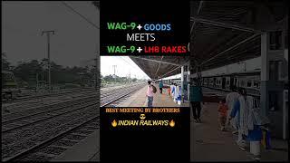 WAG-9 GOODS MEET WAG-9 WITH LHB RAKES | ALP STATUS | INDIAN RAILWAYS |