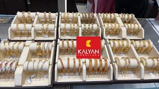 22kt gold daily wear bangle/ chur bangle/ antique/ temple/ gemstone/ uncut diamond bangle with price