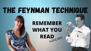 How to TAKE NOTES with THE FEYNMAN TECHNIQUE - remember what you read forever