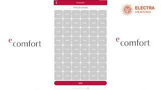 eComfort App Radiator Programming