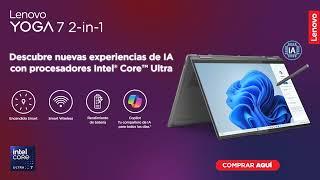 Lenovo YOGA 7 IA: Versatilidad, desempeño y diseño.