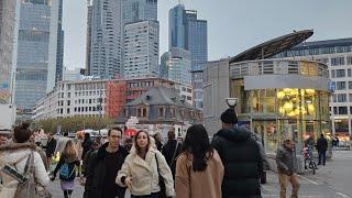 FRANKFURT/GERMANY/Autumn Walk along Keiserstrasse/November 2024