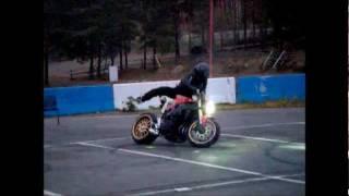 360 wheelie training with 954RR